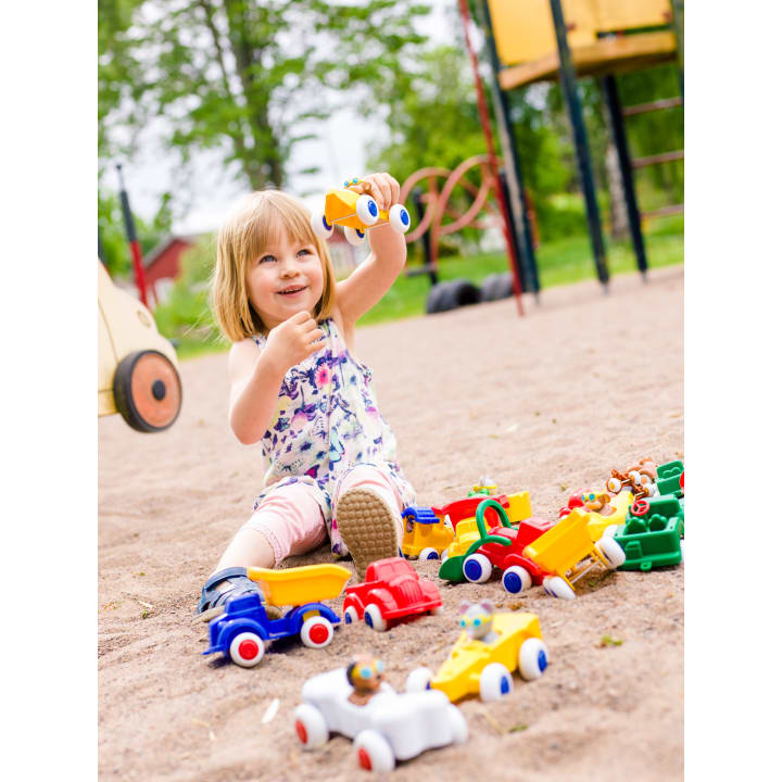Vikingtoys Fahrzeugeset mit Box, 31-teilig