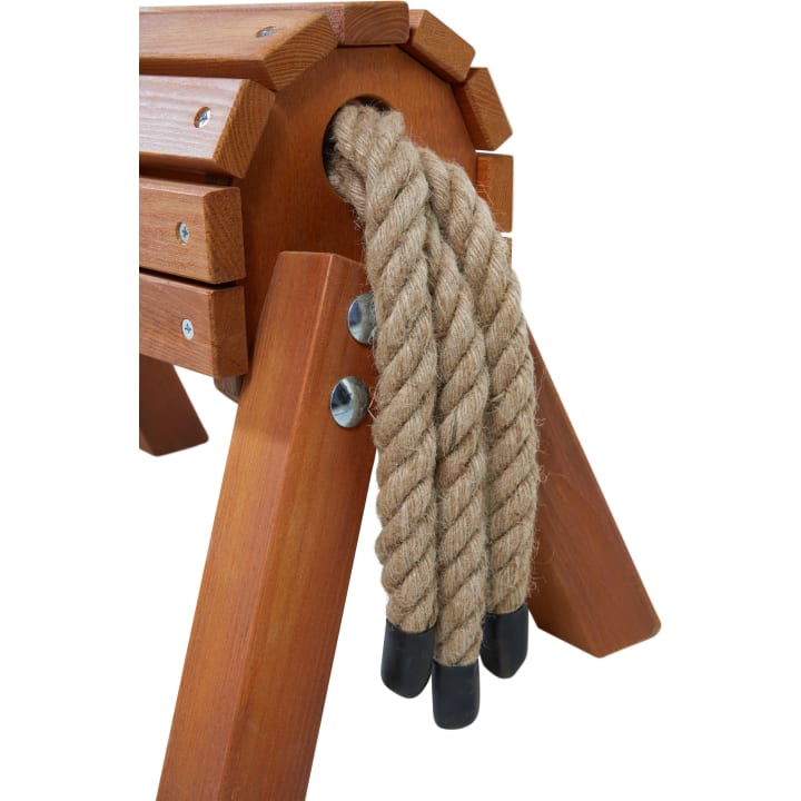 Holzfohlen dunkelbraun, 37cm