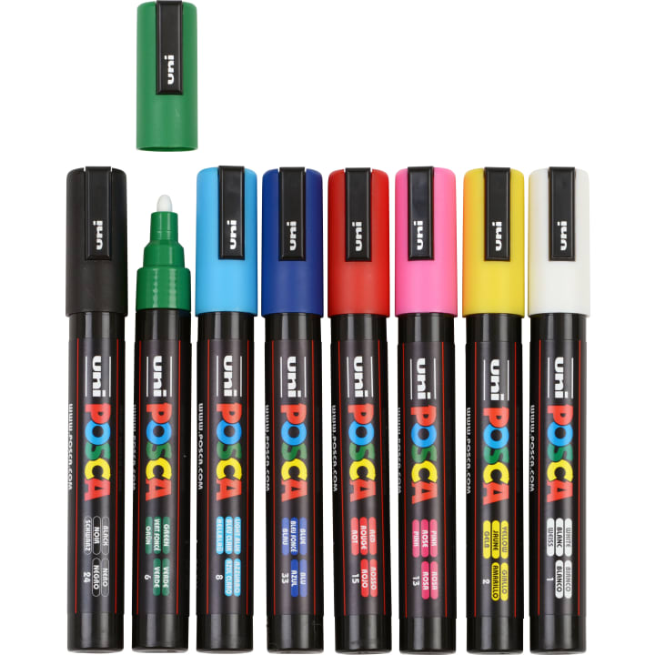 POSCA-Stifteset, 8-teilig