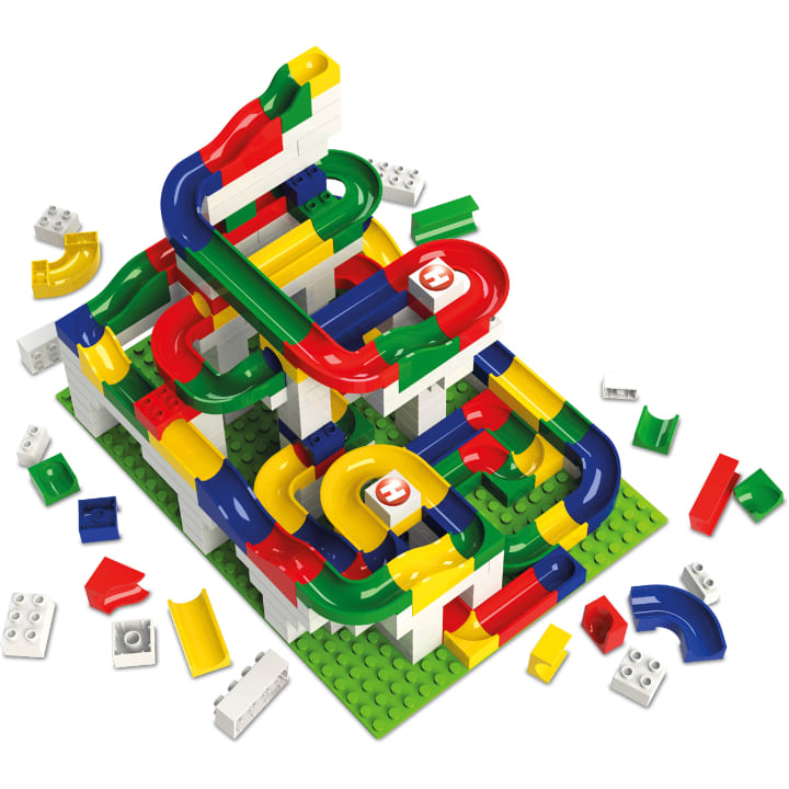 Hubelino® Kugelbahn-Set, 352 Teile