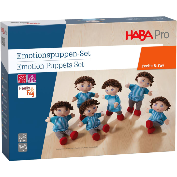 Emotionspuppen-Set, 6-teilig