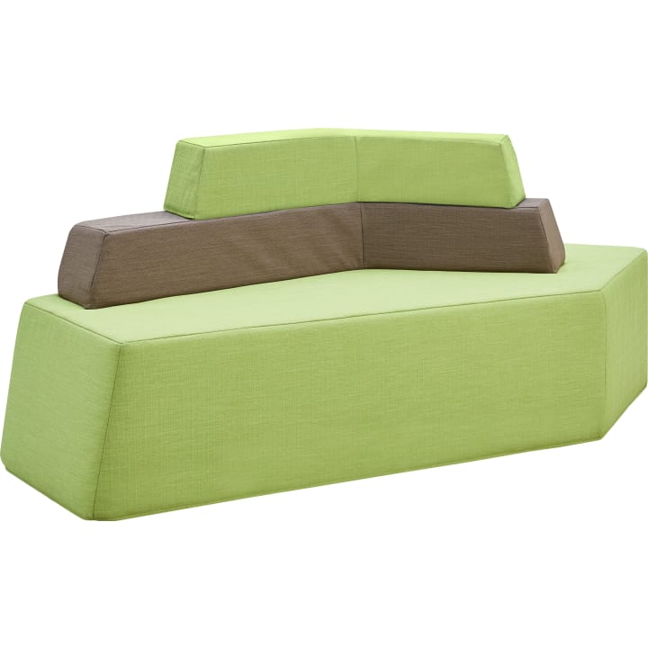 Vorlesesofa grow.upp, Kunstleder, div. Farben