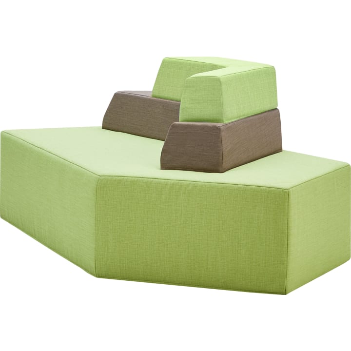 Vorlesesofa grow.upp, div. Stoffe