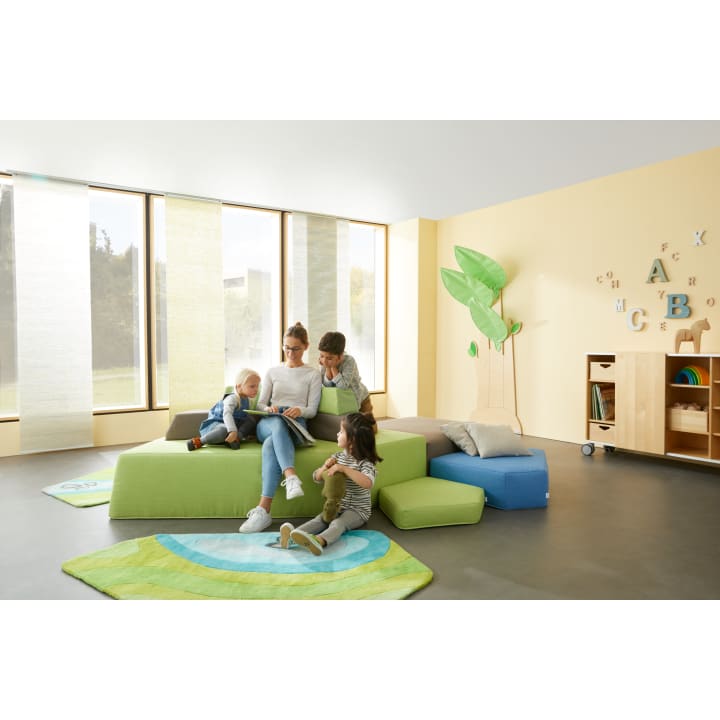 Vorlesesofa grow.upp, Kunstleder, div. Farben