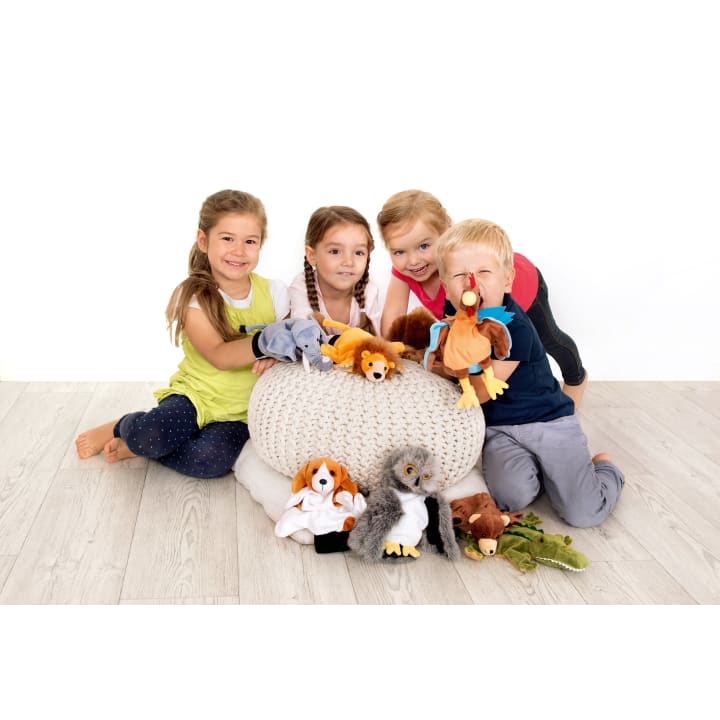 Handschuh-Puppen-Set Tiere, 10-teilig