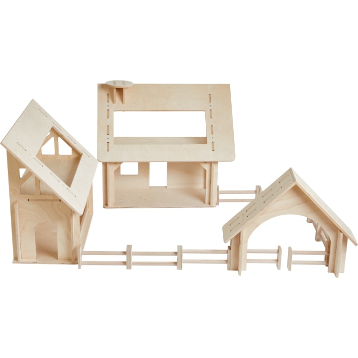Holzbauernhof, 13-teilig