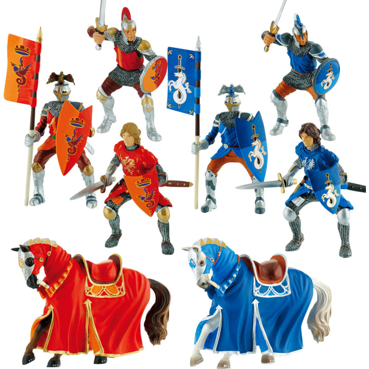 BULLYLAND Ritter-Figuren-Set, 8-teilig