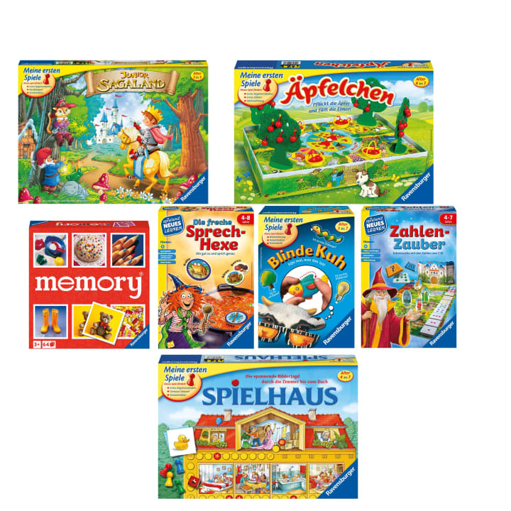 Ravensburger Spielepaket, 7 Spiele