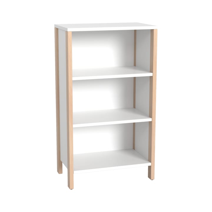 Regalschrank Linus, offen, B 75,3 x H 131,8 (mit Füßen) x T 45,7 cm