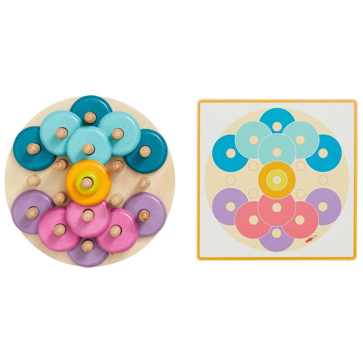 Steckspiel Blumenmandala