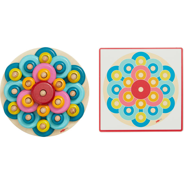 Steckspiel Blumenmandala