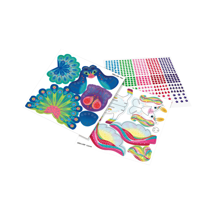 Glitzerbilder Fantasie 3D