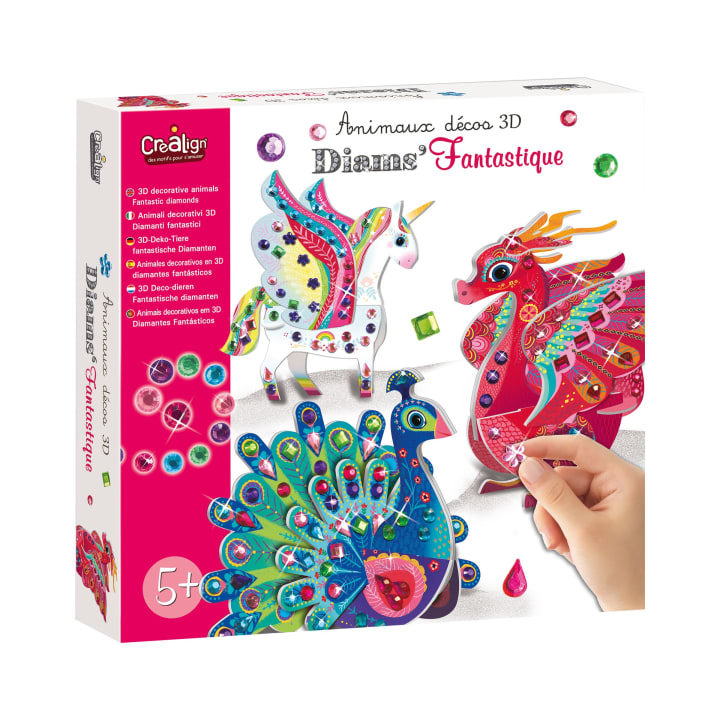 Glitzerbilder Fantasie 3D