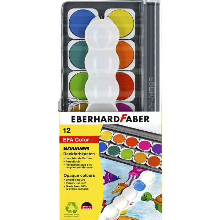 Eberhard Faber Deckfarbkasten Winner, 14-teilig