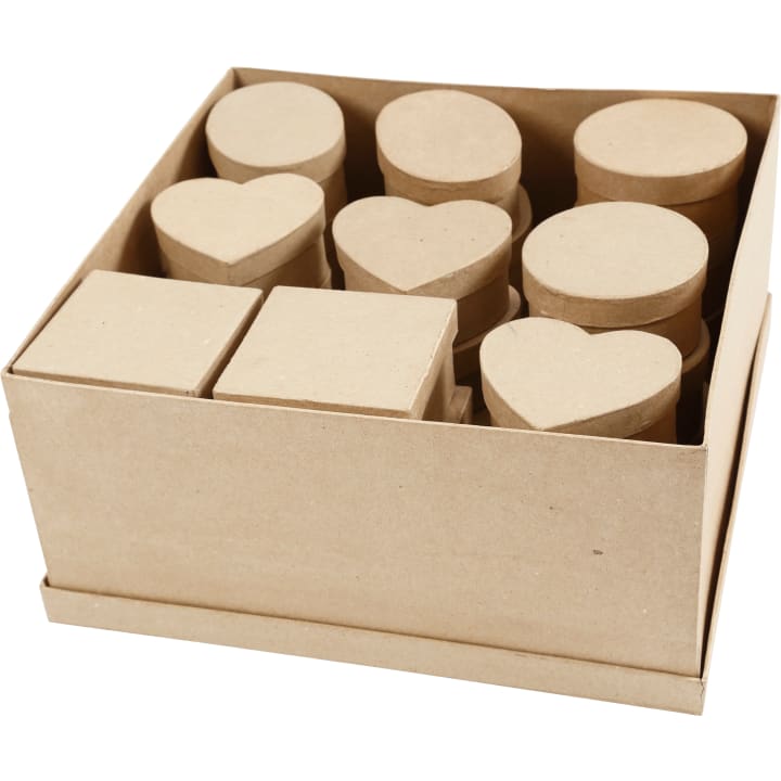 Pappboxen-Set, 28-teilig