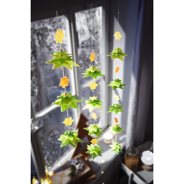 Sachenmacher Filzfädelei Tannenbaum, 8 Stück