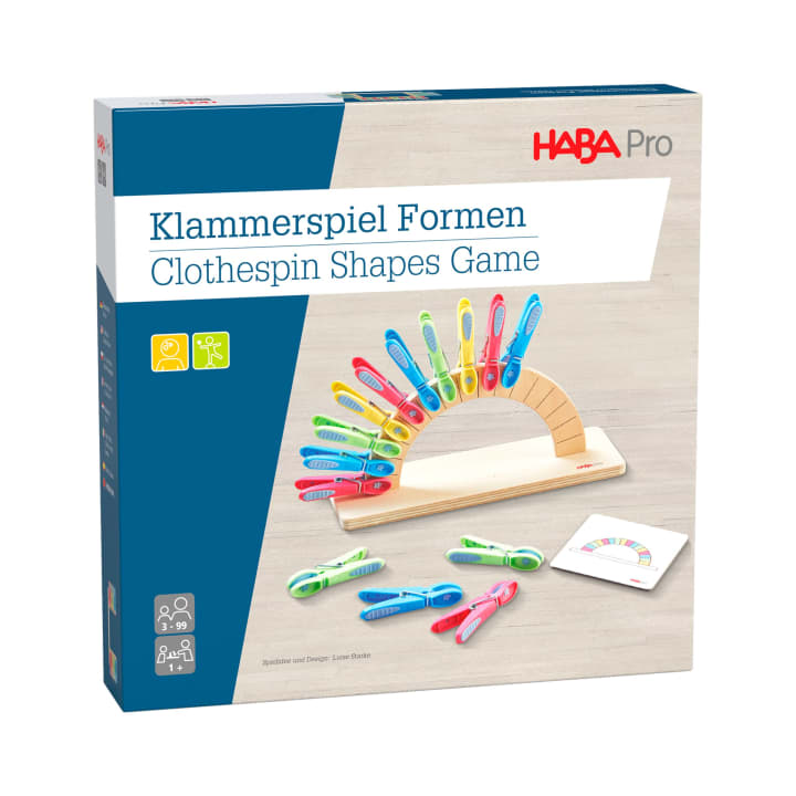 HABA Pro Klammerspiel Formen