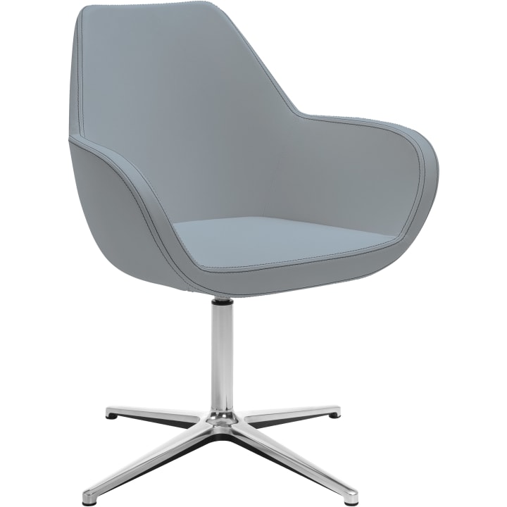 Sessel FAN mit Fußkreuz, div. Stoffe