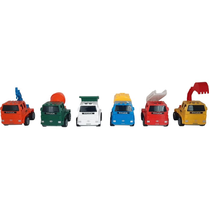 Baufahrzeuge-Set, 36-teilig