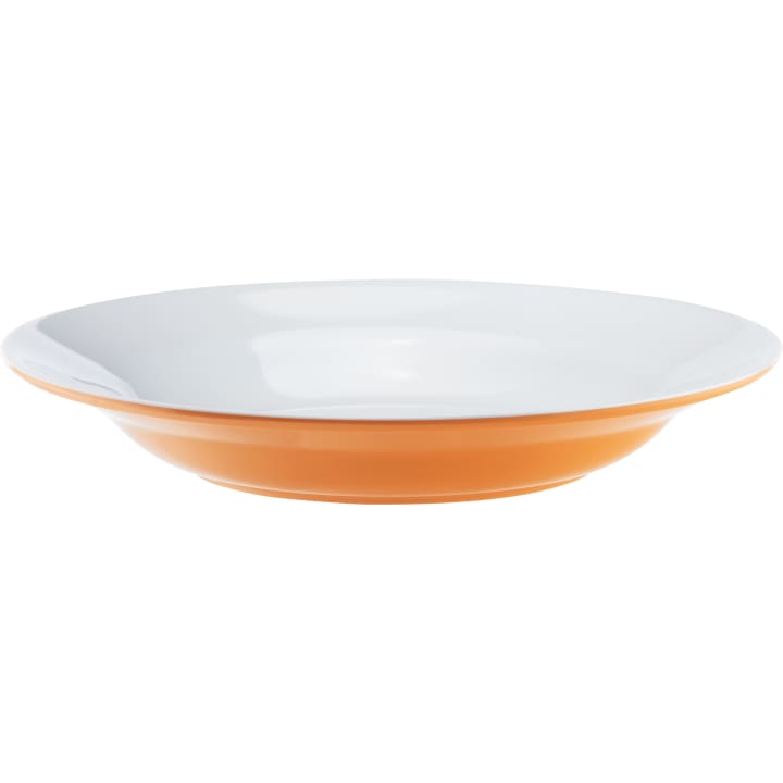 Teller tief, Ø 19,6 cm, orange, 6 Stück