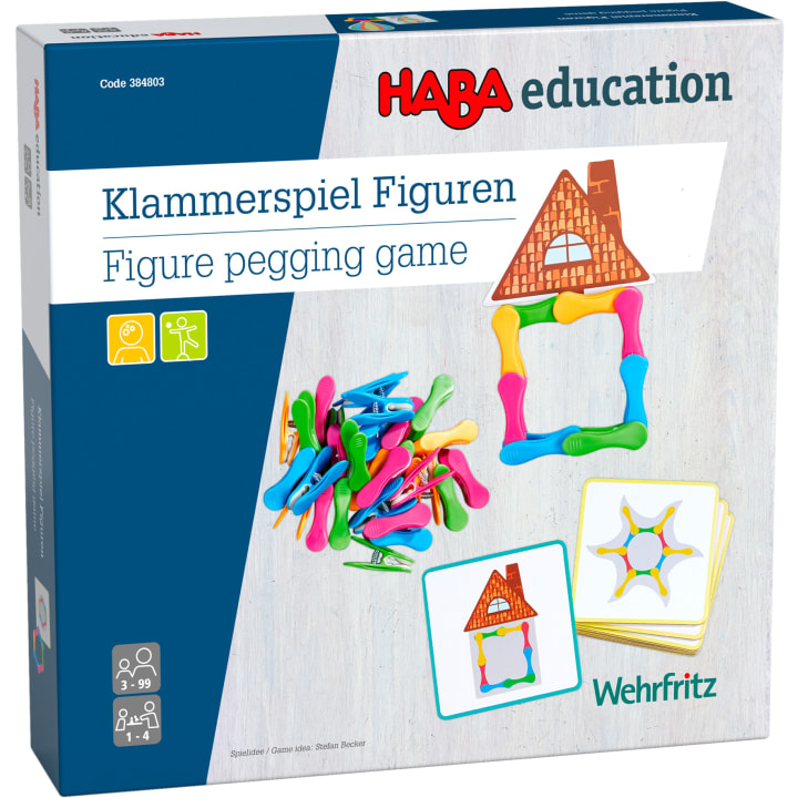 Klammerspiel Figuren, 115-teilig
