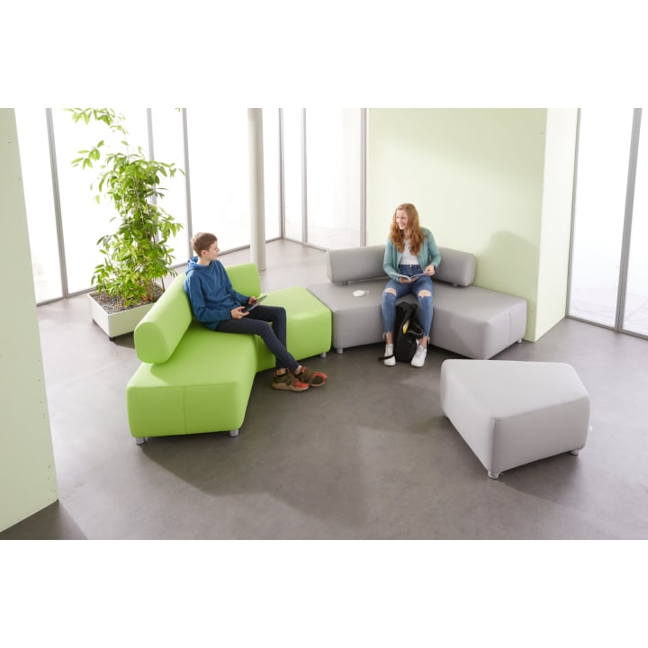 Sofa Bumerang, Kunstleder, div. Farben