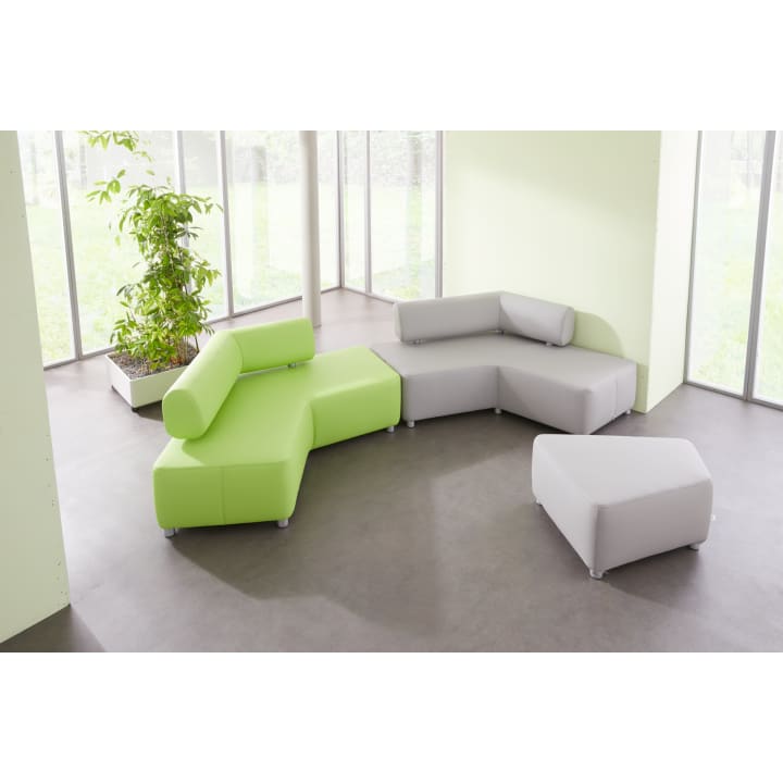 Sofa Bumerang, Kunstleder, div. Farben