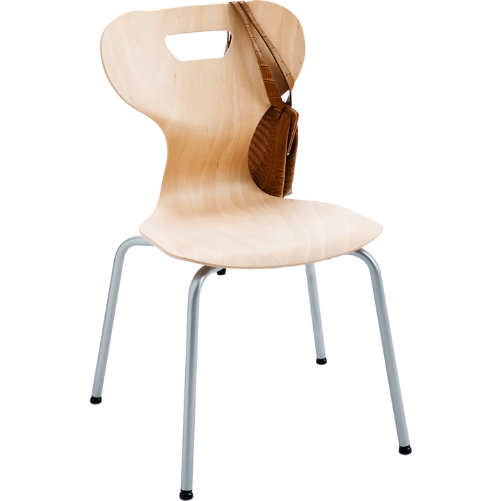 Vierbein-Stuhl solit:sit®, Buchenholz-Schale, div. Farben, Gr. 5, Sitzh. 43 cm