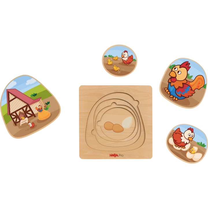 HABA Pro Schichtenpuzzle-Set Tiere