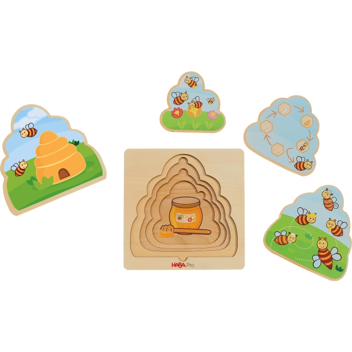 HABA Pro Schichtenpuzzle-Set Tiere