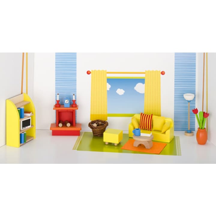 Goki Puppenhaus-Möbel Wohnzimmer