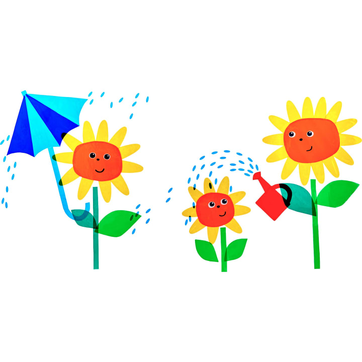 Sachenmacher Fensterbild Sonnenblumen, Fensterfolien-Bastelset
