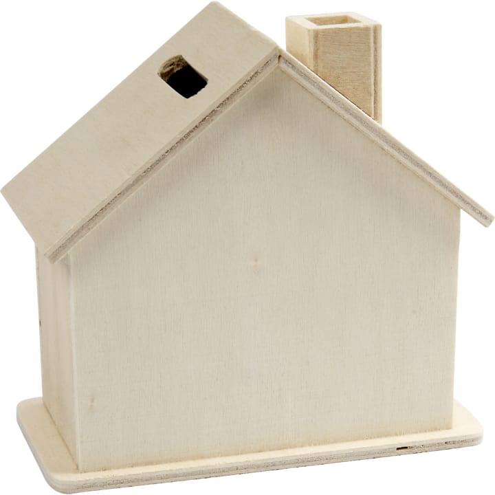 Spardose aus Holz, 6 Stück