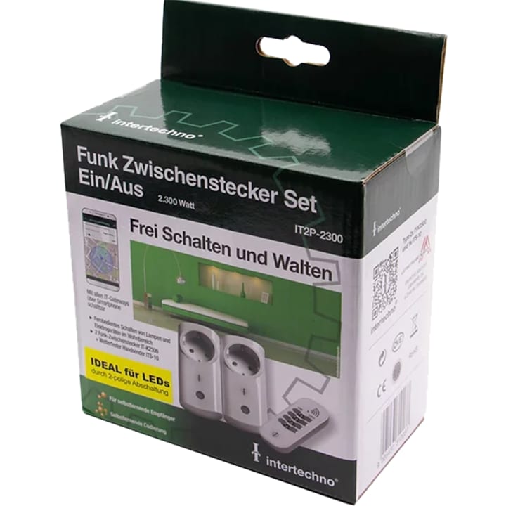 Funk-Fernbedienung mit Funk-Steckdosen