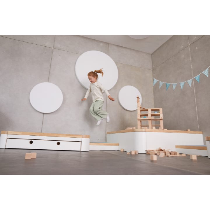 abacustica®-Schallabsorber-Set Wände&Decken, grau; Raumgröße 10 m2
