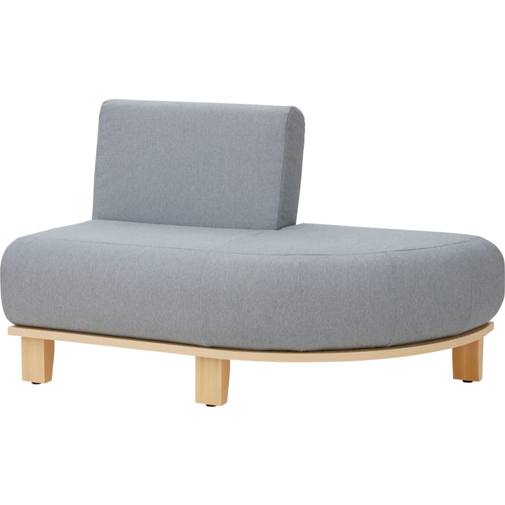 Viertelkreisabschluss Chillax, rechts, B 130 x H 81 x T 72 cm