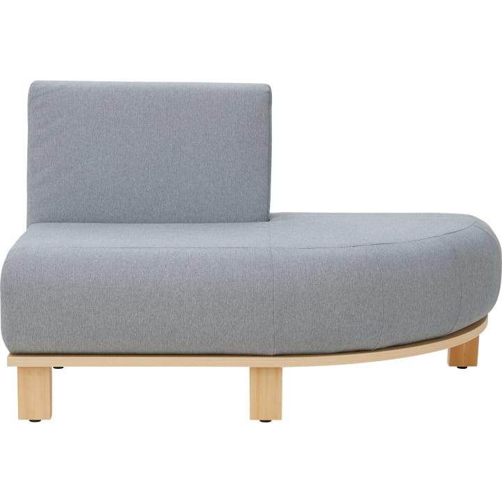 Viertelkreisabschluss Chillax, rechts, B 130 x H 81 x T 72 cm