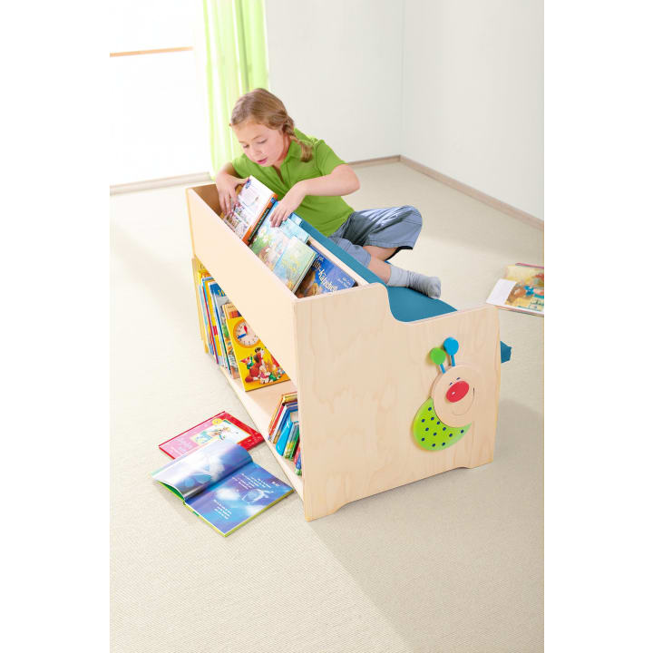 Bücherbank Kindergarten, Sitzhöhe 34 cm