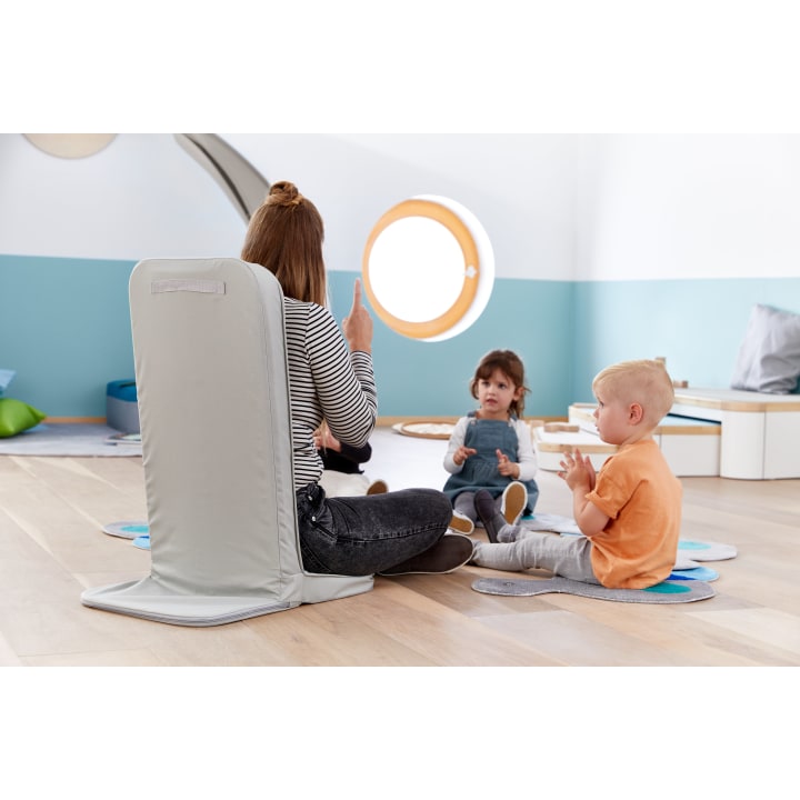 Bodenstuhl Comfort, grau