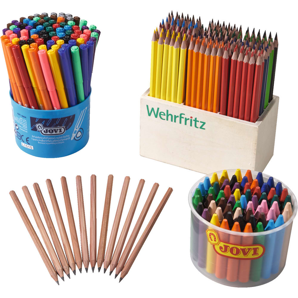 Spar-Set Stifte, 312 Stifte + 1 Spitzer » Wehrfritz.de