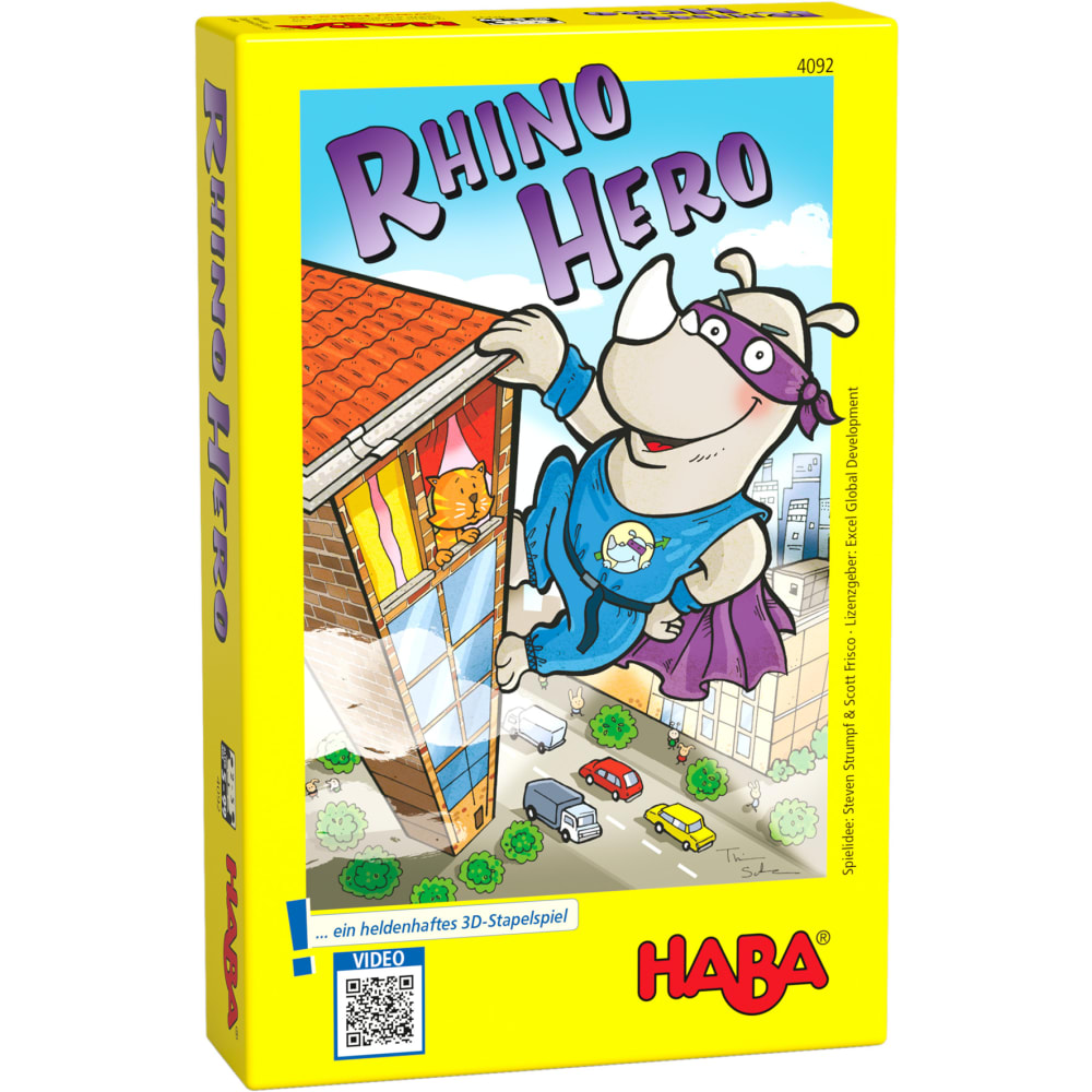 Rhino Hero-Enfants Dextérité empilement jeu de carte 