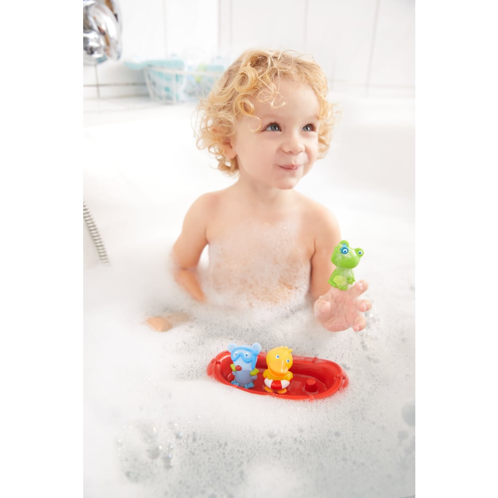 Kinder Badebuch Tiermatrosen ahoi!Haba 303603Spielzeug für die Badewanne 