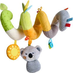 Spielfigur Drache Duri  Baby-Spielzeug zum Festbinden mit Kuschel HABA 303876 