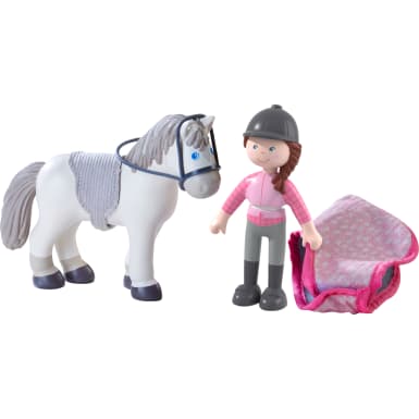 Little Friends-Reiterin Sanya und Pferd Saphira HABA 306168