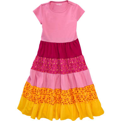 DE 80 Elasthan Baumwolle pink #2188f84 JAKO-O JAKO O Kleid Mädchen Dress Damenkleid Gr 