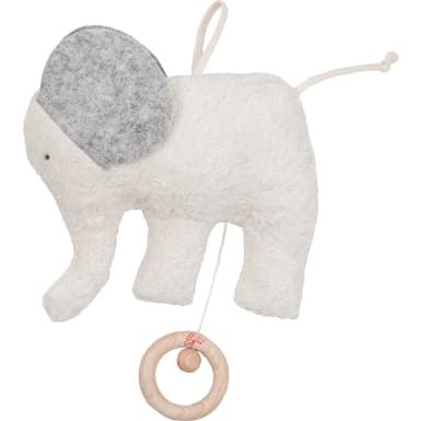 Efie Spieluhr Elefant, aus Bio-Baumwolle