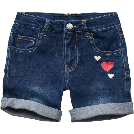 Mädchen Jeans-Shorts mit Stickerei, Regular Fit