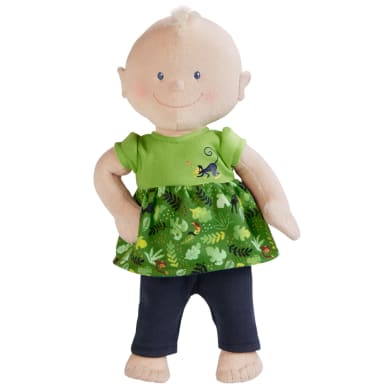Jacke für Baby Puppen Jako Krümel Gr Kleidung 40-45 cm Puppenkleidung BLUME 