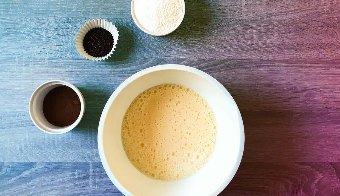 Spinnen Muffins Schritt 4