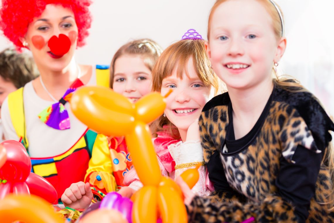 Lustige Spielideen zum Kinderfasching